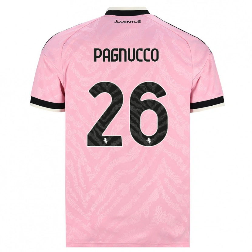 Danxen Uomo Maglia Filippo Pagnucco #26 Rosa Nero Kit Gara Away 2026/27 Maglietta