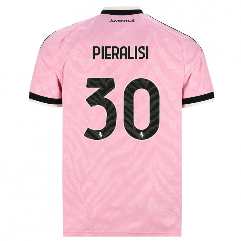 Danxen Uomo Maglia Tommaso Pieralisi #30 Rosa Nero Kit Gara Away 2026/27 Maglietta