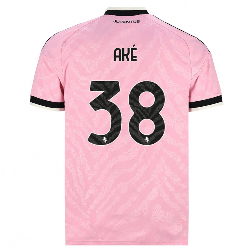 Danxen Uomo Maglia Marley Ake #38 Rosa Nero Kit Gara Away 2026/27 Maglietta