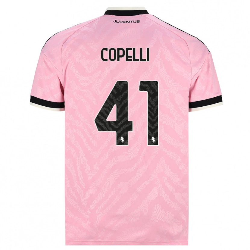 Danxen Uomo Maglia Anna Copelli #41 Rosa Nero Kit Gara Away 2026/27 Maglietta