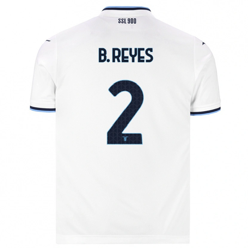 Danxen Uomo Maglia Carina Alicia Baltrip-Reyes #2 Bianco Blu Navy Kit Gara Away 2026/27 Maglietta