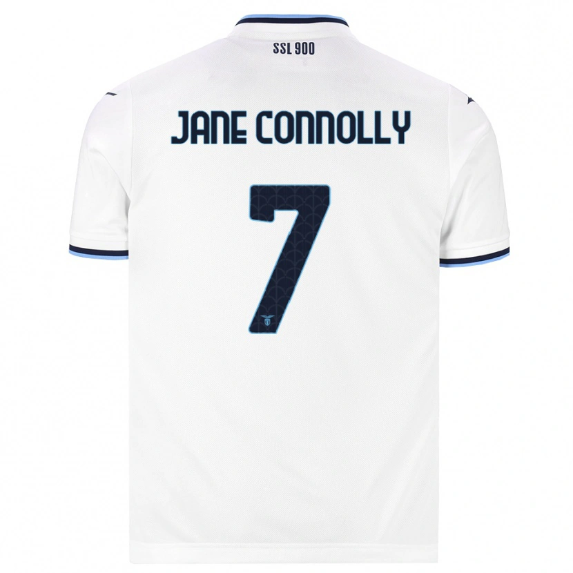 Danxen Uomo Maglia Megan Jane Connolly #7 Bianco Blu Navy Kit Gara Away 2026/27 Maglietta