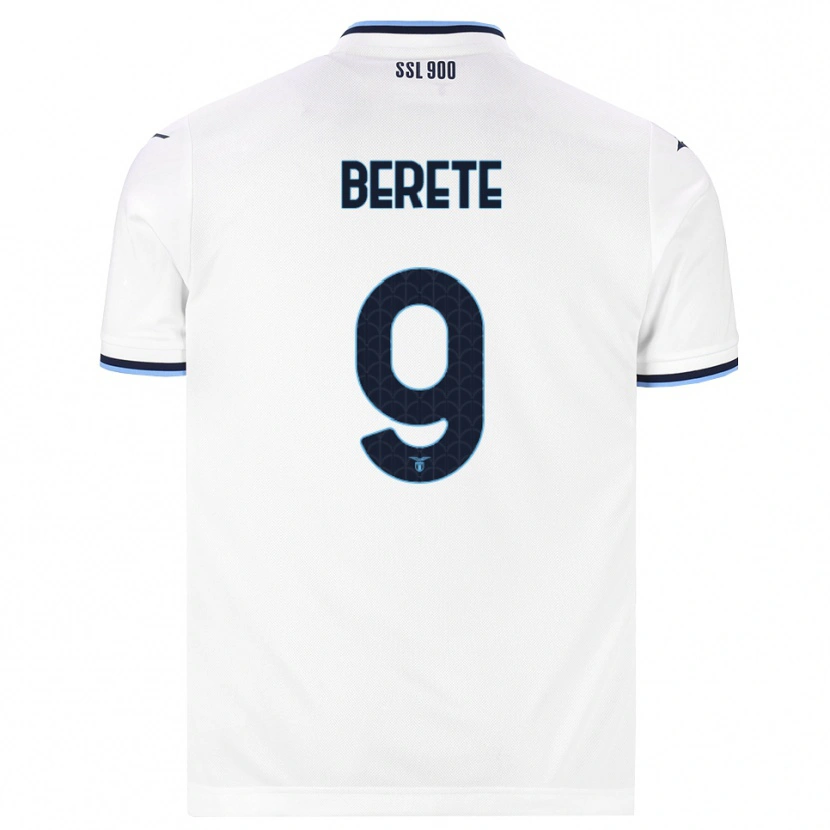 Danxen Uomo Maglia Moustapha Berete #9 Bianco Blu Navy Kit Gara Away 2026/27 Maglietta
