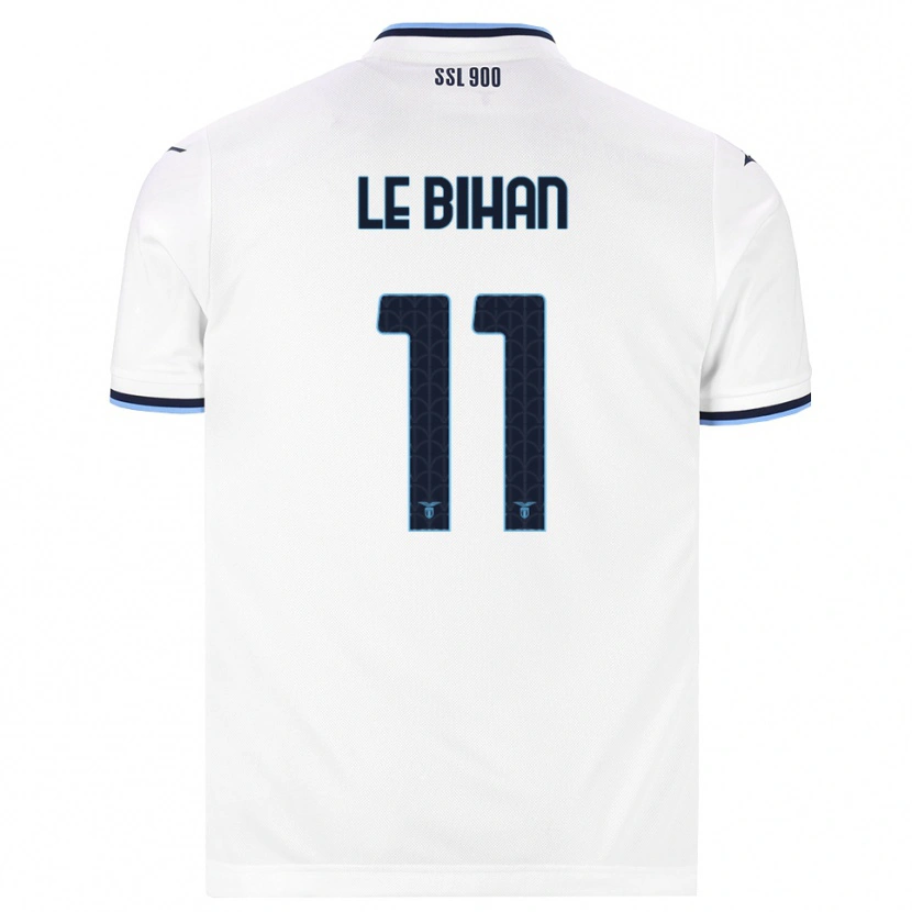 Danxen Uomo Maglia Clarisse Agathe Le Bihan #11 Bianco Blu Navy Kit Gara Away 2026/27 Maglietta
