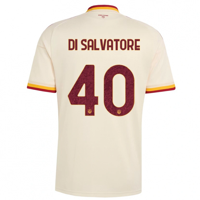 Danxen Uomo Maglia Diego Di Salvatore #40 Champagne Rosso Giallo Kit Gara Away 2026/27 Maglietta