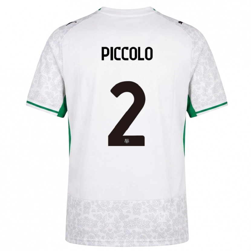 Danxen Uomo Maglia Peter Piccolo #2 Bianco Nero Verde Kit Gara Away 2026/27 Maglietta