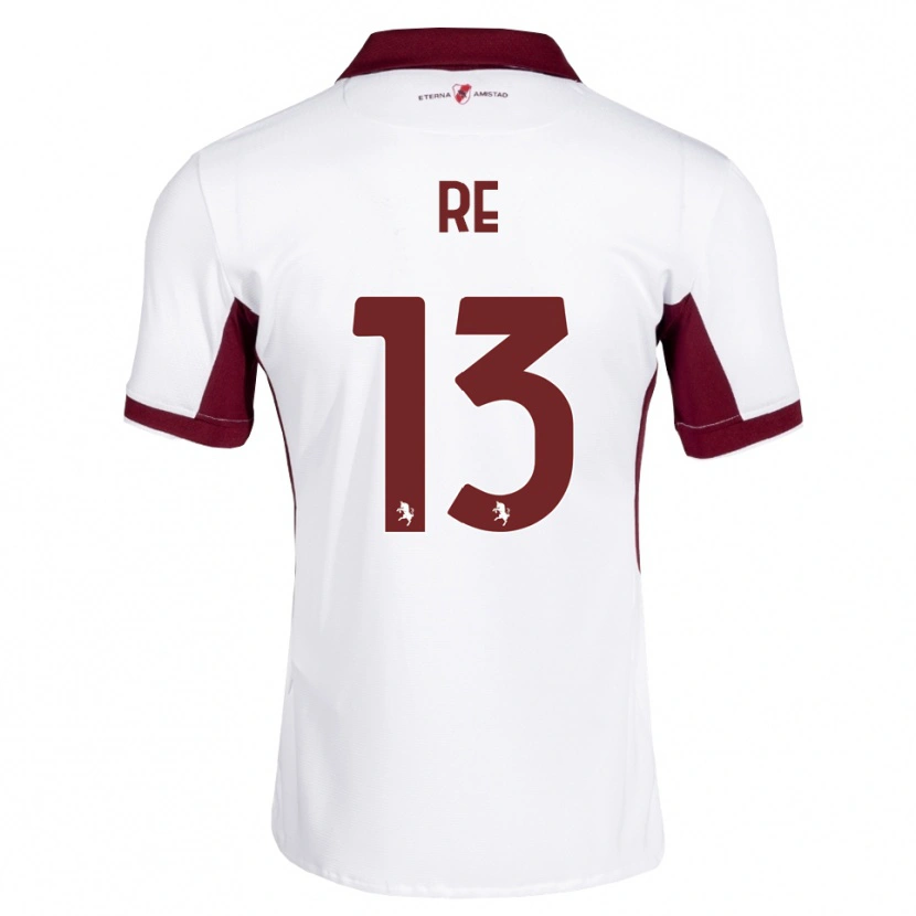 Danxen Uomo Maglia Martino Re #13 Borgogna Bianco Rosso Kit Gara Away 2026/27 Maglietta