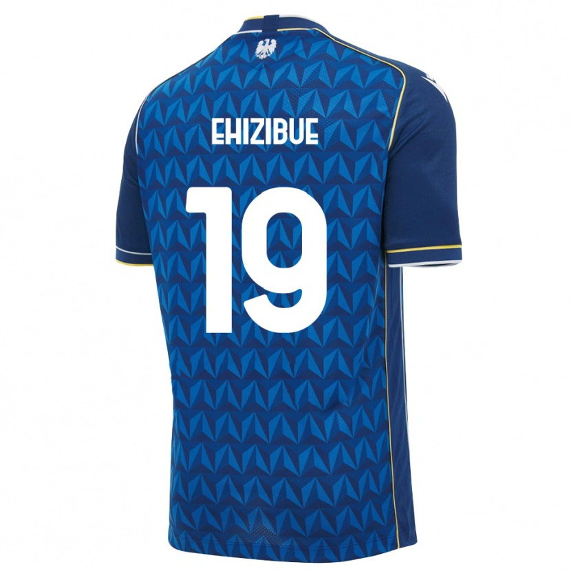 Danxen Uomo Maglia Kingsley Ehizibue #19 Blu Reale Blu Bianco Kit Gara Away 2026/27 Maglietta