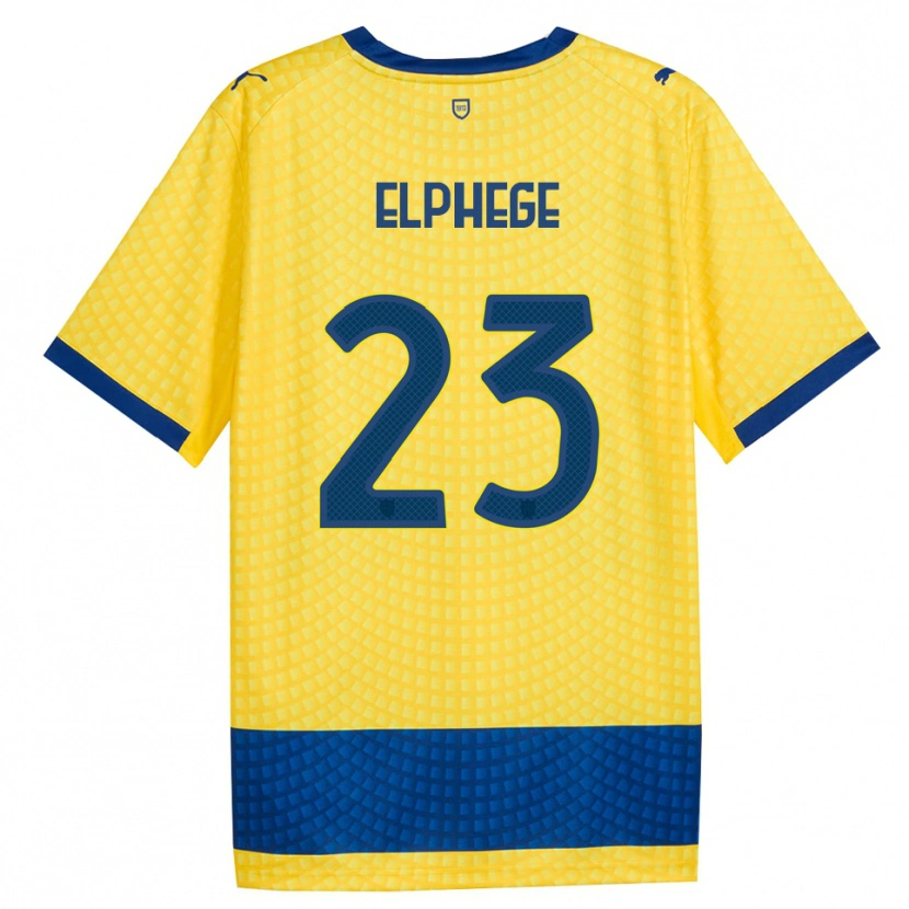Danxen Uomo Maglia Nesta Elphege #23 Giallo Blu Nero Kit Gara Away 2026/27 Maglietta