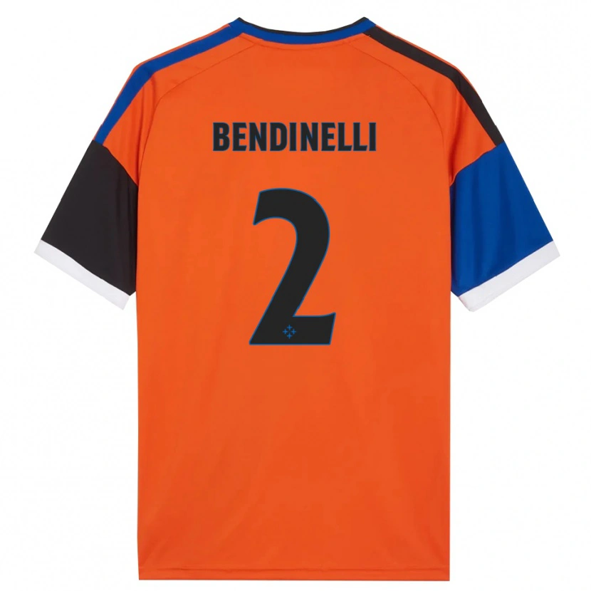 Danxen Uomo Maglia Louis Bendinelli #2 Arancione Blu Nero Bianco Kit Gara Away 2026/27 Maglietta