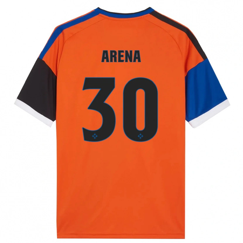 Danxen Uomo Maglia Alessandro Arena #30 Arancione Blu Nero Bianco Kit Gara Away 2026/27 Maglietta