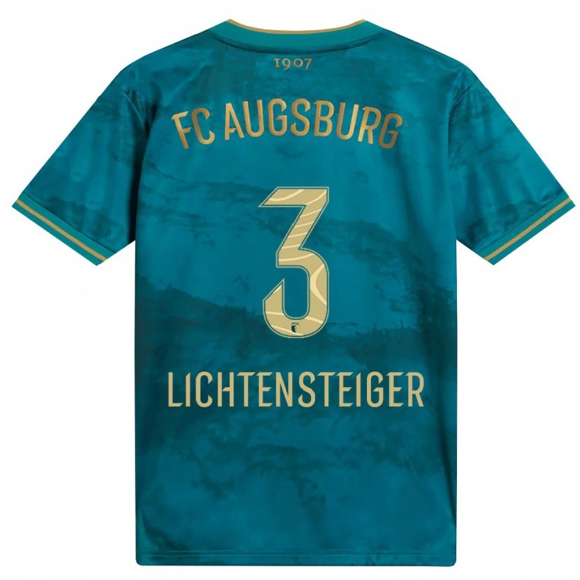 Danxen Uomo Maglia David Lichtensteiger #3 Verde Marrone Kit Gara Away 2026/27 Maglietta