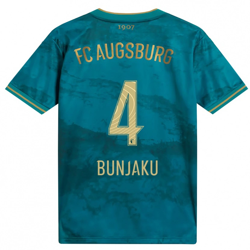 Danxen Uomo Maglia Altor Bunjaku #4 Verde Marrone Kit Gara Away 2026/27 Maglietta