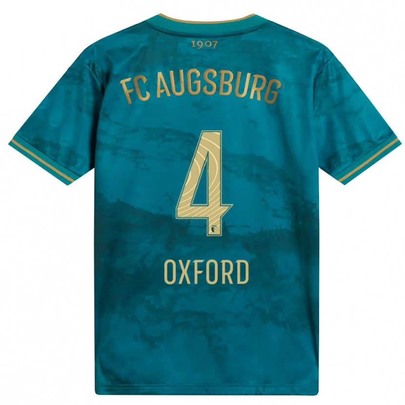 Danxen Uomo Maglia Reece Oxford #4 Verde Marrone Kit Gara Away 2026/27 Maglietta