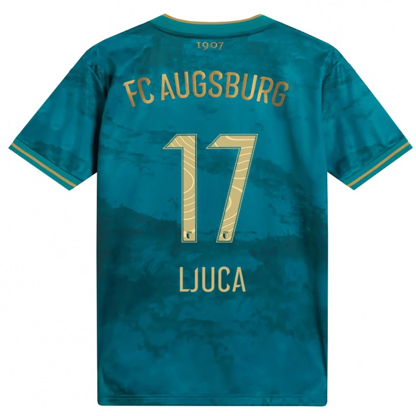 Danxen Uomo Maglia Milosch Ljuca #17 Verde Marrone Kit Gara Away 2026/27 Maglietta