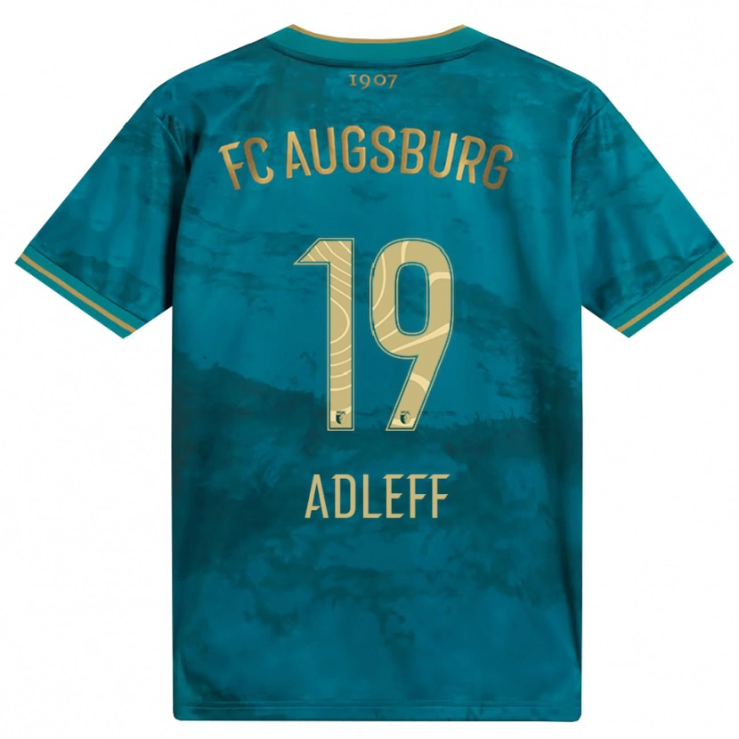 Danxen Uomo Maglia Lian Adleff #19 Verde Marrone Kit Gara Away 2026/27 Maglietta