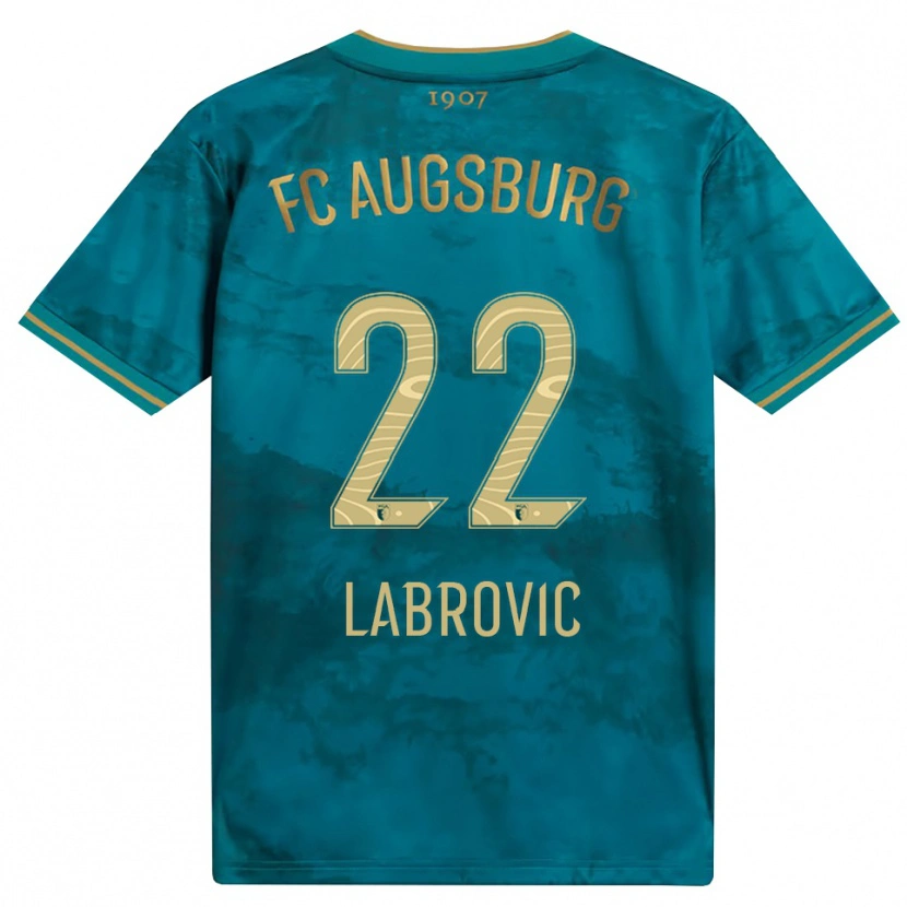 Danxen Uomo Maglia Nediljko Labrovic #22 Verde Marrone Kit Gara Away 2026/27 Maglietta
