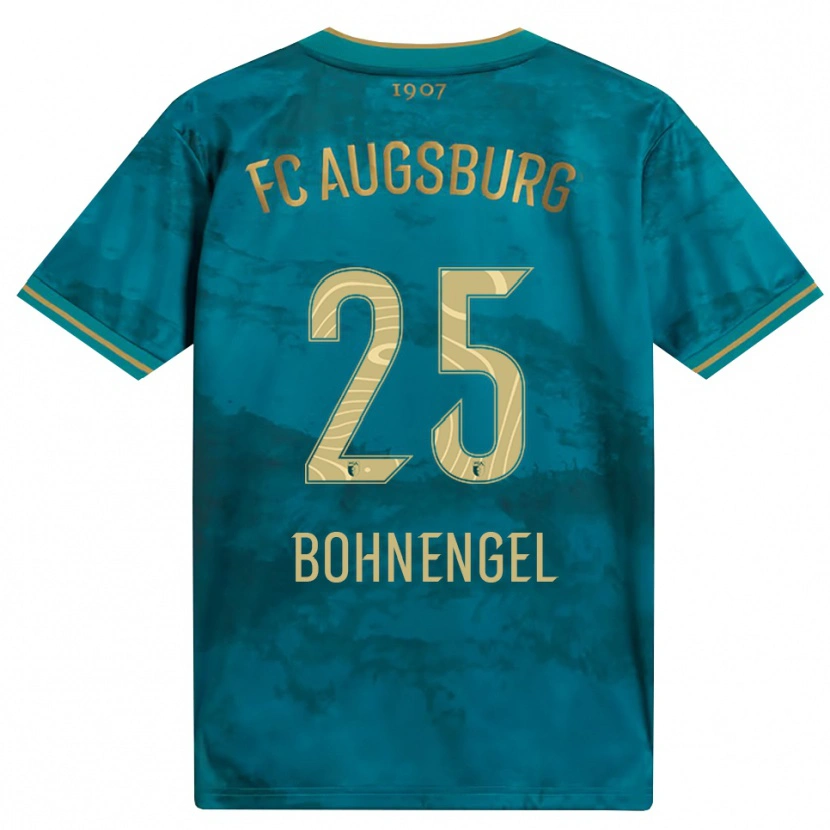 Danxen Uomo Maglia Noah Bohnengel #25 Verde Marrone Kit Gara Away 2026/27 Maglietta