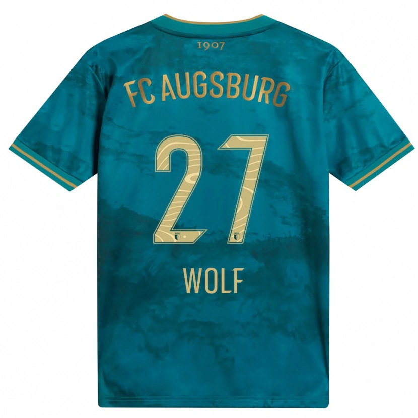 Danxen Uomo Maglia Marius Wolf #27 Verde Marrone Kit Gara Away 2026/27 Maglietta