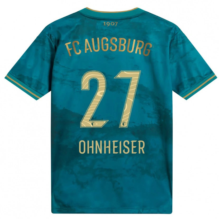 Danxen Uomo Maglia Nico Ohnheiser #27 Verde Marrone Kit Gara Away 2026/27 Maglietta