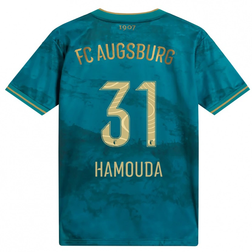 Danxen Uomo Maglia Hania Hamouda #31 Verde Marrone Kit Gara Away 2026/27 Maglietta