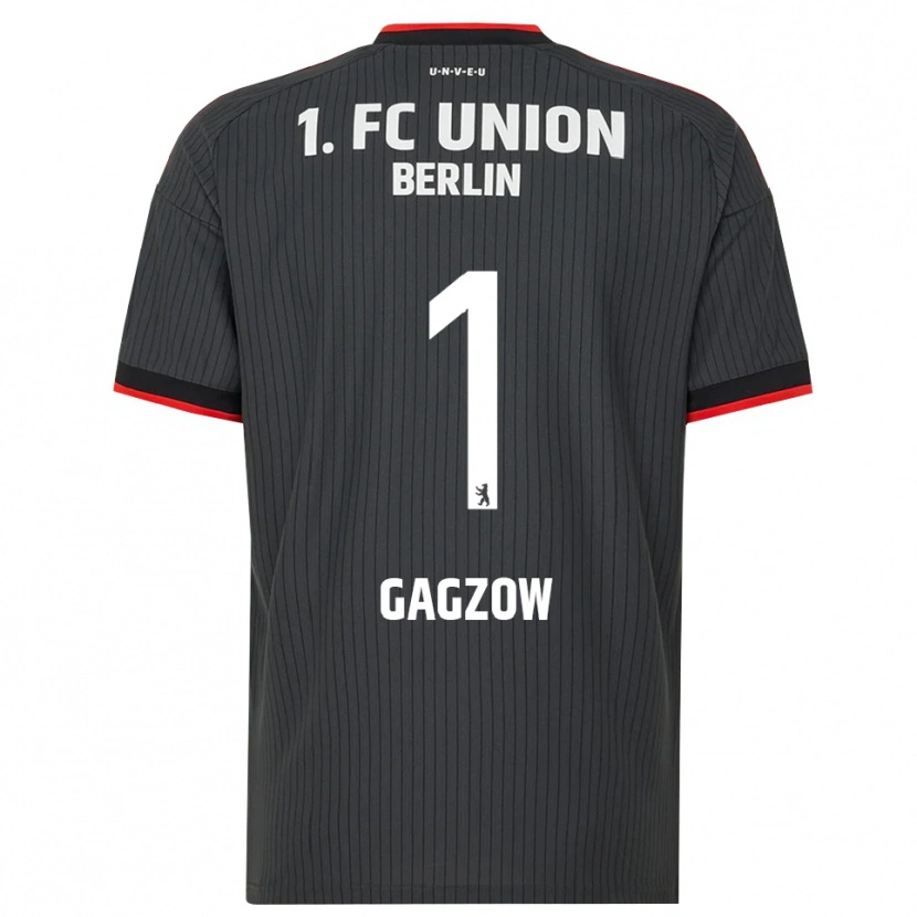 Danxen Uomo Maglia Fritz Gagzow #1 Nero Bianco Rosso Kit Gara Away 2026/27 Maglietta