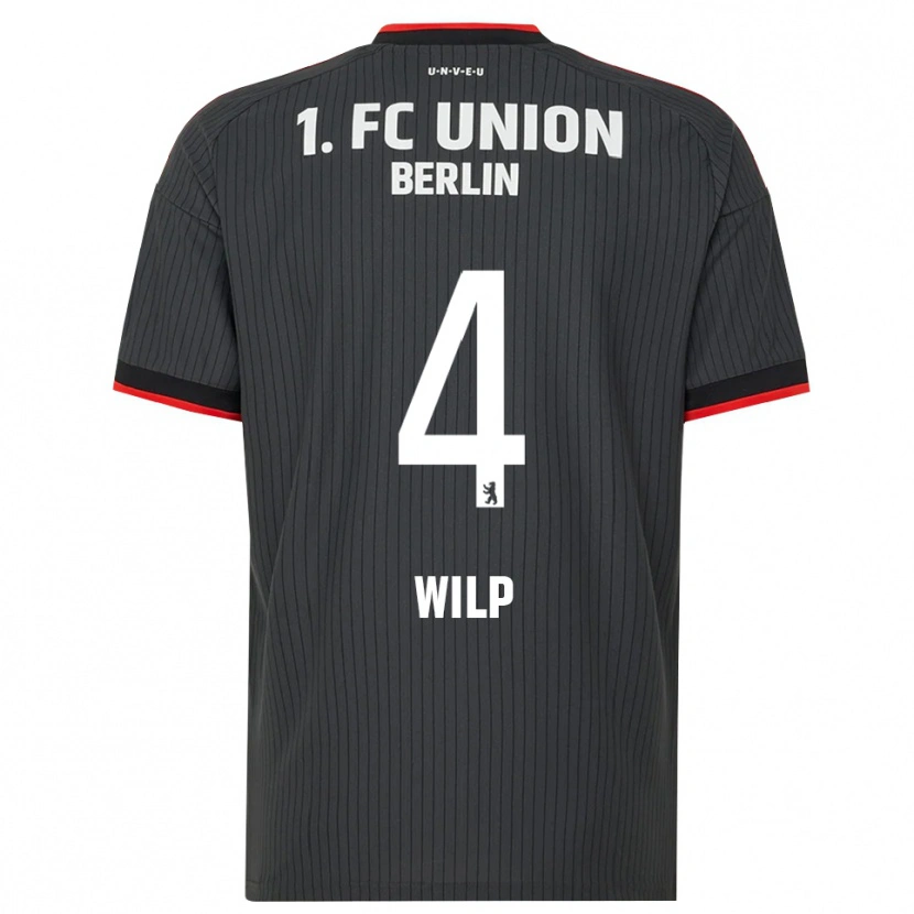 Danxen Uomo Maglia Bennett Wilp #4 Nero Bianco Rosso Kit Gara Away 2026/27 Maglietta