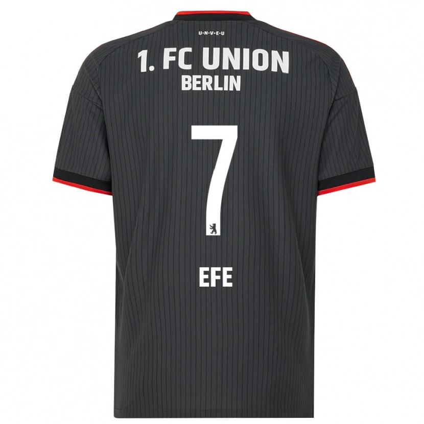 Danxen Uomo Maglia Baran Efe #7 Nero Bianco Rosso Kit Gara Away 2026/27 Maglietta