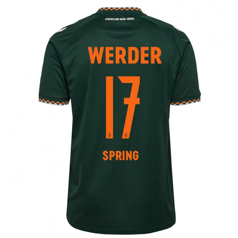 Danxen Uomo Maglia Ole Spring #17 Verde Scuro Arancione Bianco Kit Gara Away 2026/27 Maglietta