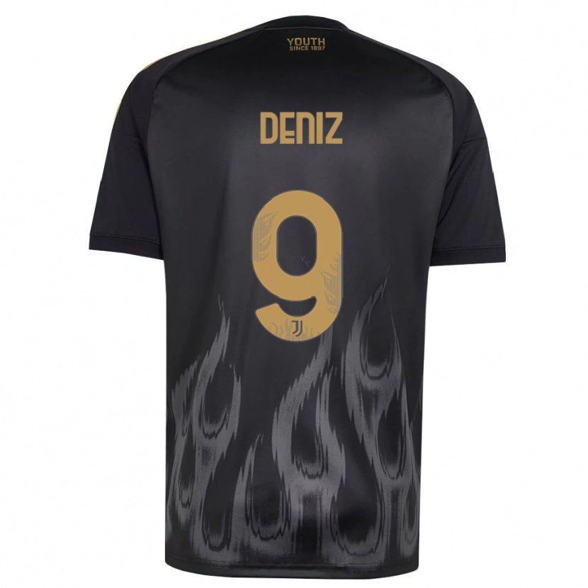 Danxen Uomo Maglia Esad Deniz #9 Nero Marrone Kit Gara Third 2026/27 Maglietta