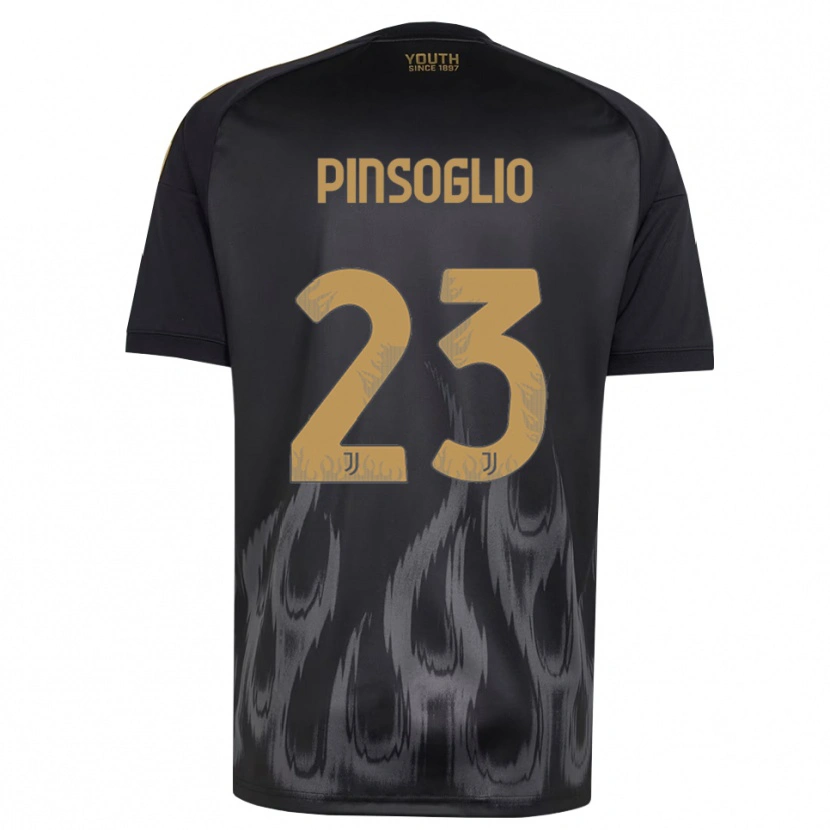 Danxen Uomo Maglia Carlo Pinsoglio #23 Nero Marrone Kit Gara Third 2026/27 Maglietta