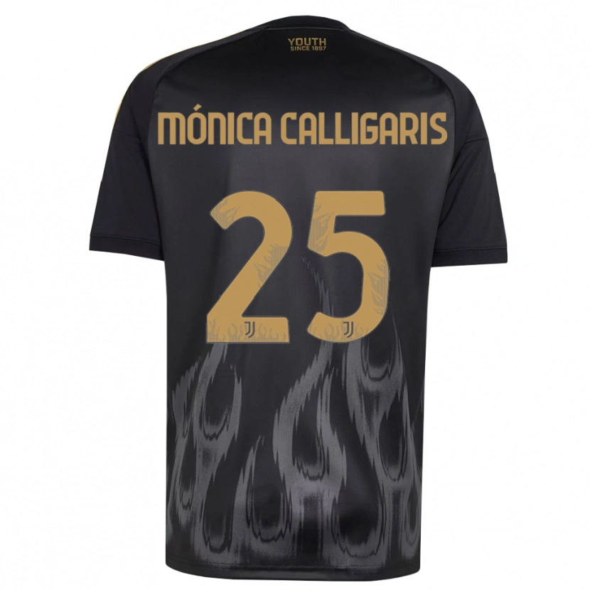 Danxen Uomo Maglia Viola Mónica Calligaris #25 Nero Marrone Kit Gara Third 2026/27 Maglietta