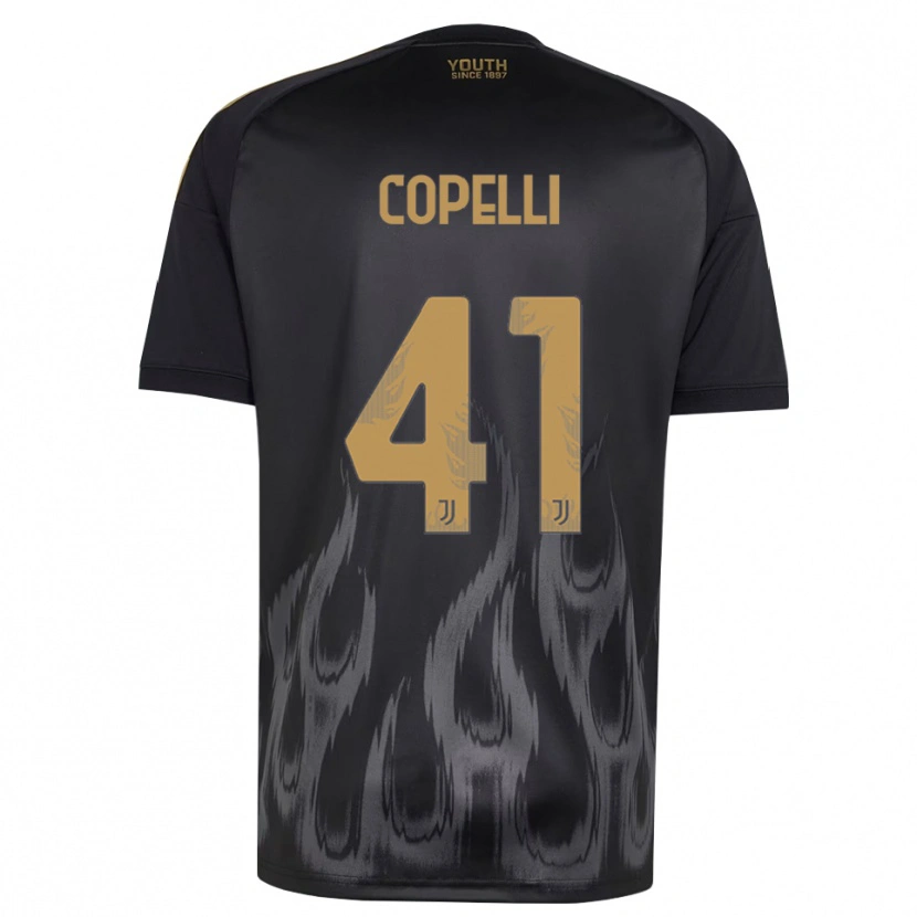 Danxen Uomo Maglia Anna Copelli #41 Nero Marrone Kit Gara Third 2026/27 Maglietta