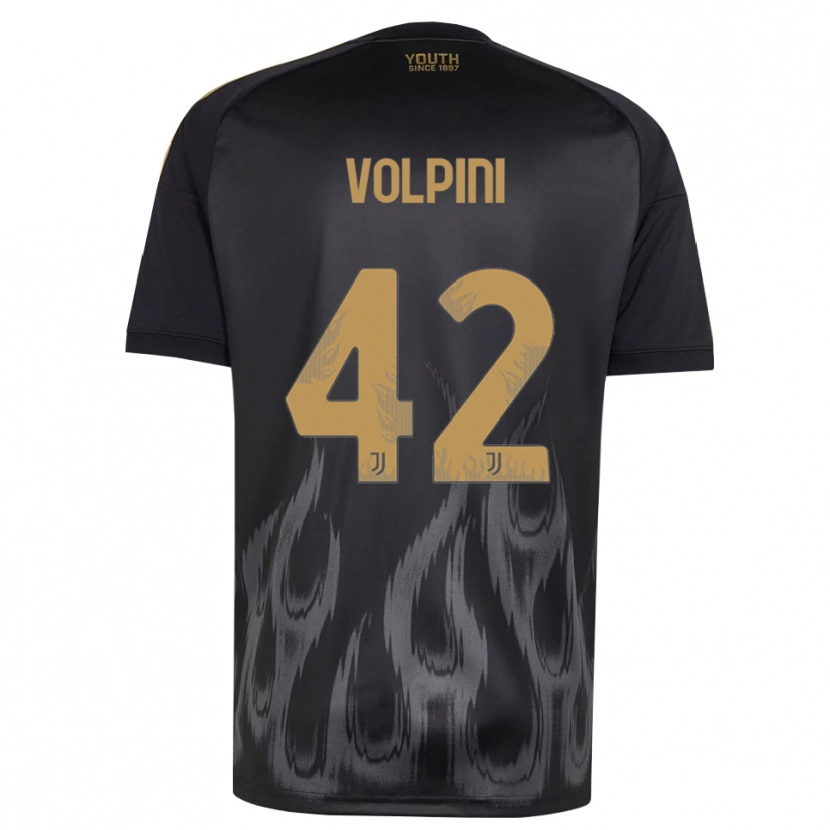 Danxen Uomo Maglia Viola Volpini #42 Nero Marrone Kit Gara Third 2026/27 Maglietta