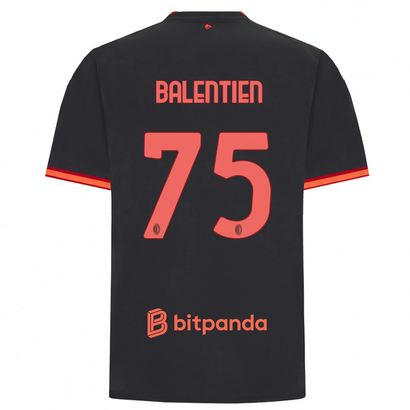 Danxen Uomo Maglia Cheveyo Balentien #75 Rosso Nero Kit Gara Third 2026/27 Maglietta