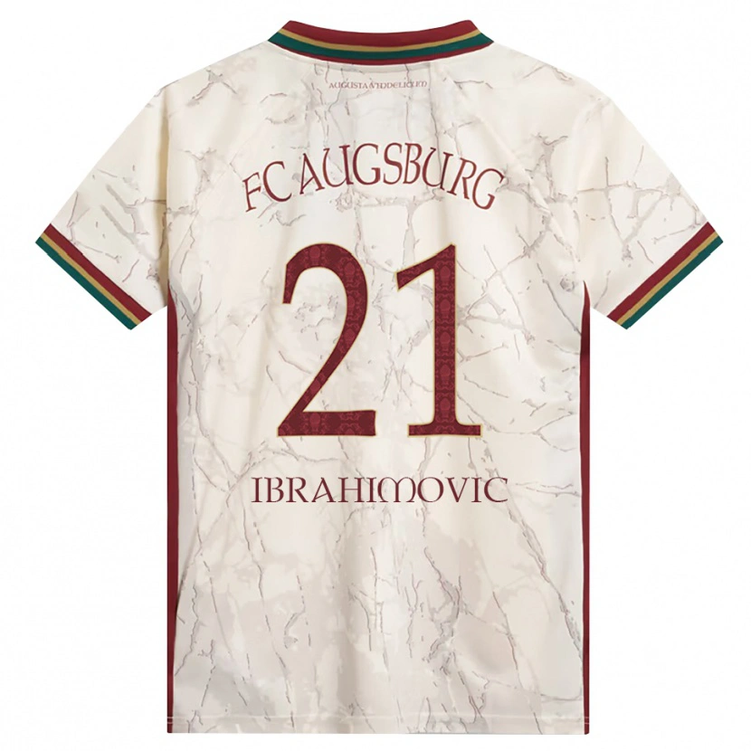 Danxen Uomo Maglia Arijon Ibrahimovic #21 Verde Riso Bianco Borgogna Kit Gara Home 2026/27 Maglietta