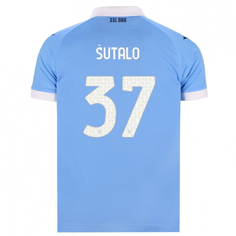Danxen Donna Maglia Josip Sutalo #37 Azzurro Nero Bianco Kit Gara Home 2026/27 Maglietta