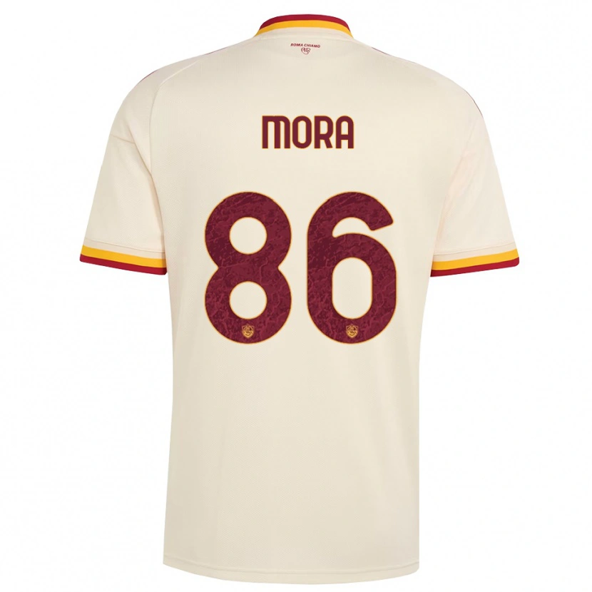 Danxen Donna Maglia Rodrigo Mora #86 Champagne Rosso Giallo Kit Gara Away 2026/27 Maglietta