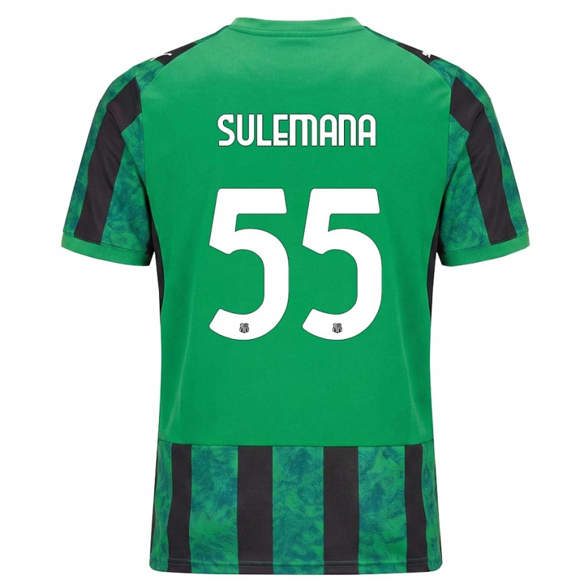 Danxen Donna Maglia Ibrahim Sulemana #55 Verde Nero Bianco Kit Gara Home 2026/27 Maglietta