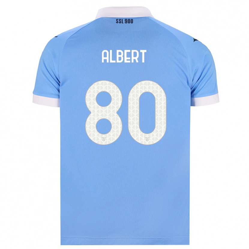 Danxen Donna Maglia Albert Gudmundsson #80 Azzurro Nero Bianco Kit Gara Home 2026/27 Maglietta