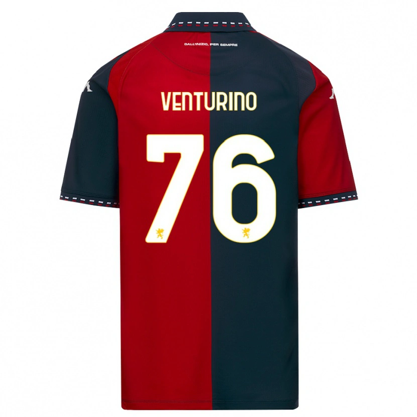 Danxen Donna Maglia Lorenzo Venturino #76 Rosso Nero Bianco Kit Gara Home 2026/27 Maglietta