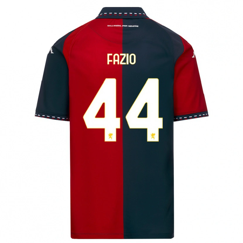 Danxen Donna Maglia Agostino Fazio #44 Rosso Nero Bianco Kit Gara Home 2026/27 Maglietta