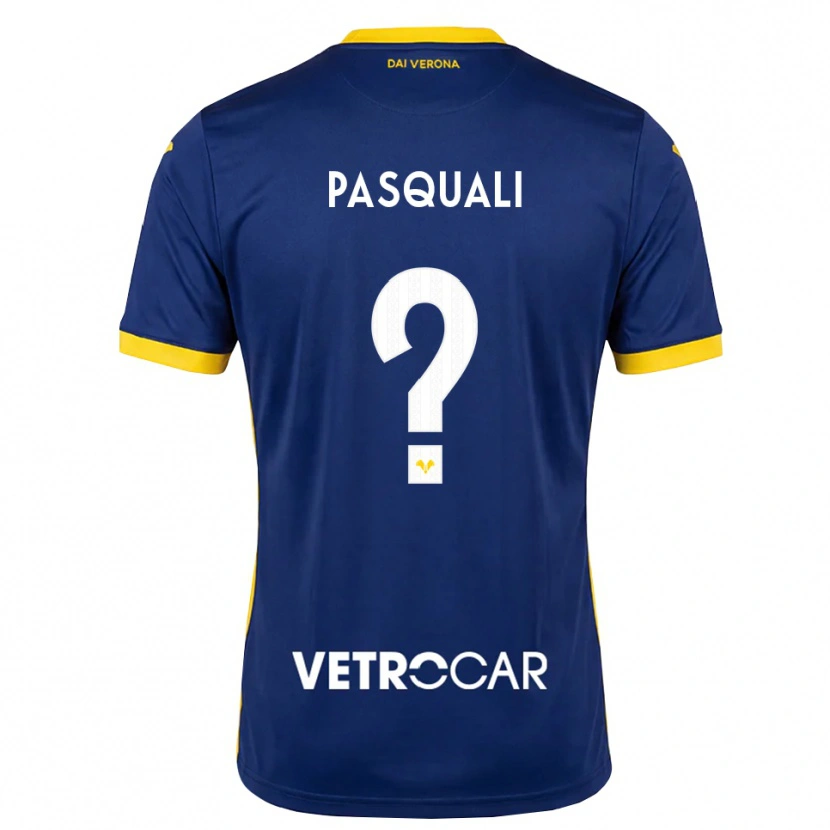 Danxen Donna Maglia Lorenzo Pasquali #0 Blu Reale Giallo Bianco Kit Gara Home 2026/27 Maglietta