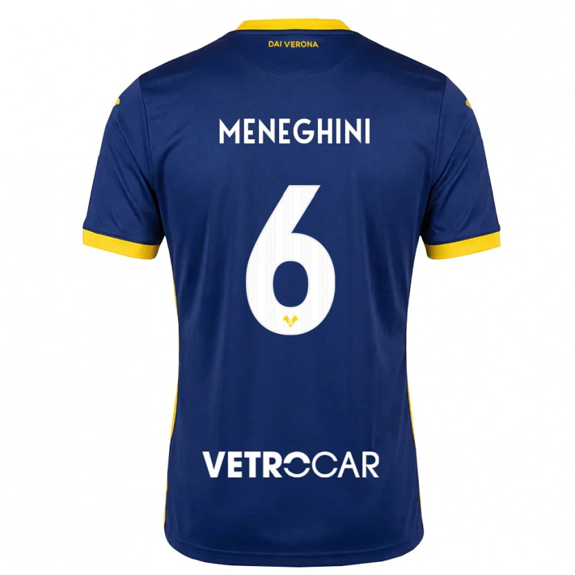 Danxen Donna Maglia Sofia Meneghini #6 Blu Reale Giallo Bianco Kit Gara Home 2026/27 Maglietta