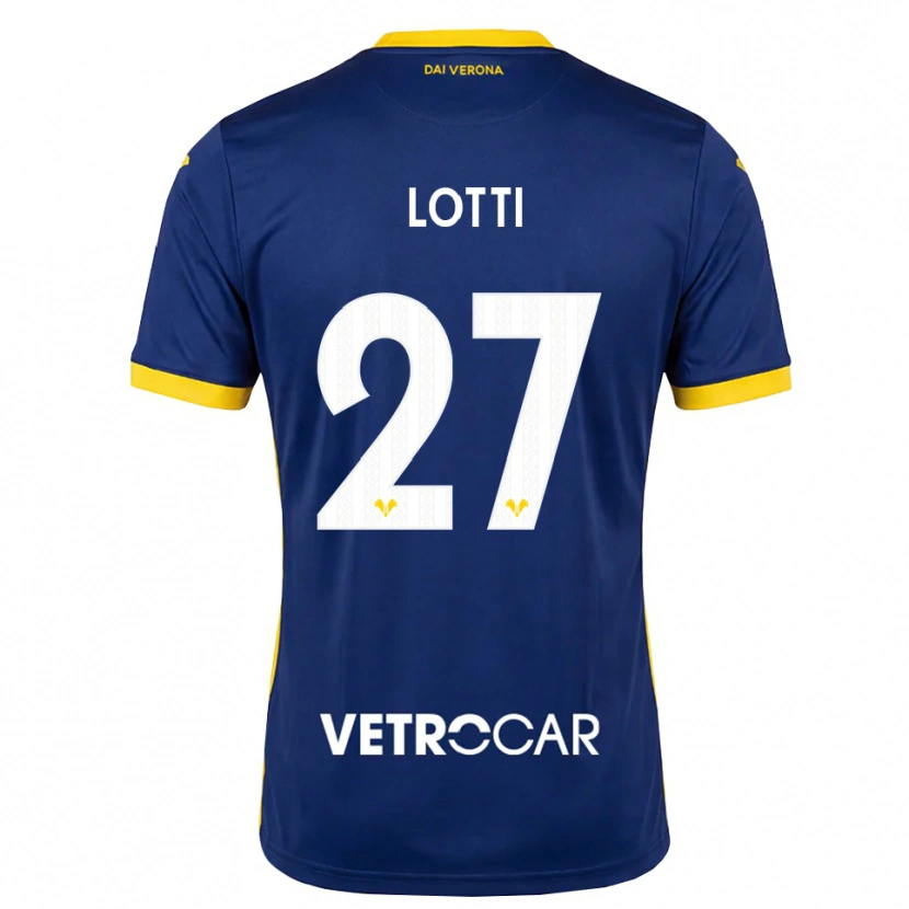 Danxen Donna Maglia Irene Lotti #27 Blu Reale Giallo Bianco Kit Gara Home 2026/27 Maglietta