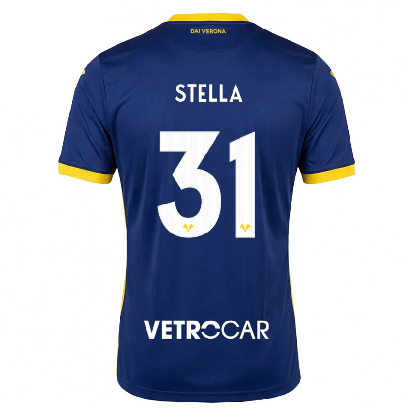 Danxen Donna Maglia Kevin Stella #31 Blu Reale Giallo Bianco Kit Gara Home 2026/27 Maglietta