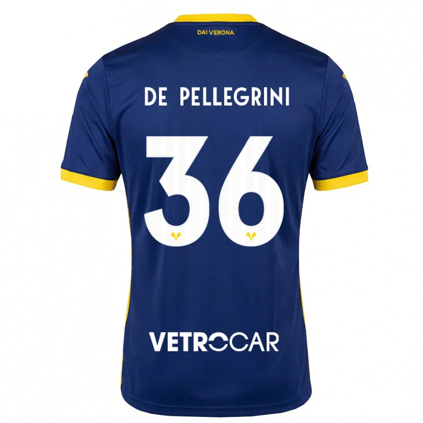 Danxen Donna Maglia Erika De Pellegrini #36 Blu Reale Giallo Bianco Kit Gara Home 2026/27 Maglietta
