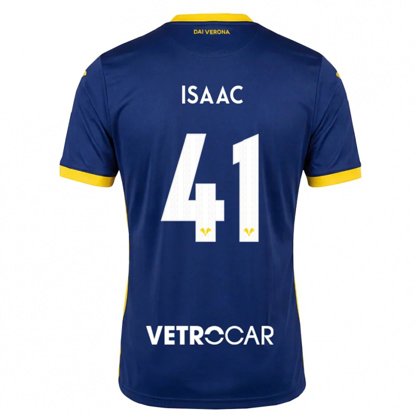 Danxen Donna Maglia Isaac Aguiar Tomich #41 Blu Reale Giallo Bianco Kit Gara Home 2026/27 Maglietta
