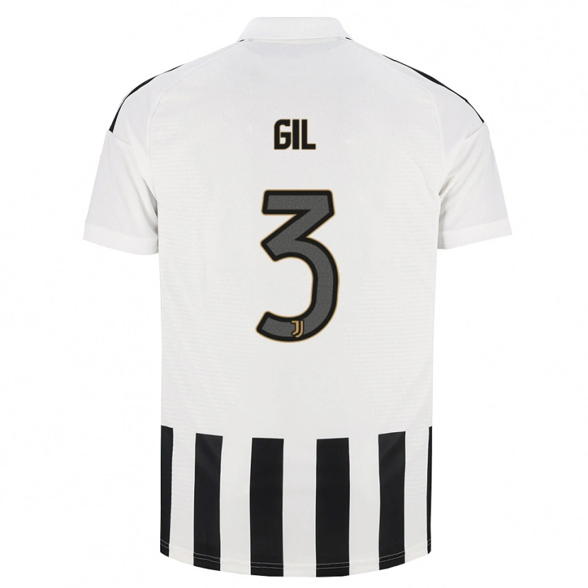 Danxen Donna Maglia Javier Gil #3 Nero Bianco Marrone Kit Gara Home 2026/27 Maglietta