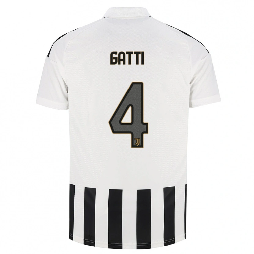 Danxen Donna Maglia Federico Gatti #4 Nero Bianco Marrone Kit Gara Home 2026/27 Maglietta